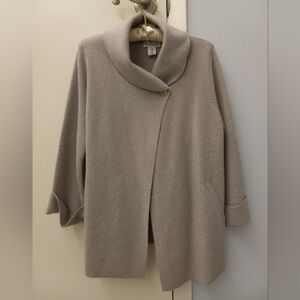 NWOT Adrienne Vittadini Shawl Neck Cashmere Cardigan